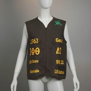 The Iota Phi Theta Legacy Field Vest: Custom Crossing Edition