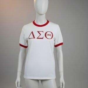 The Classic Pure Crimson Ringer T-shirt: Delta Sigma Theta Legacy Edition