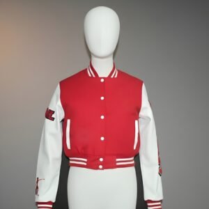 Custom Cropped Varsity Jacket – Sorority Edition