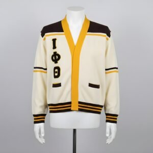 The Golden Brown Legacy Cardigan: Iota Phi Theta Inspired