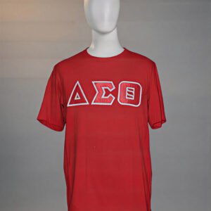 Custom Layered Greek Letter T-Shirt – Premium Applique Edition (Copy)